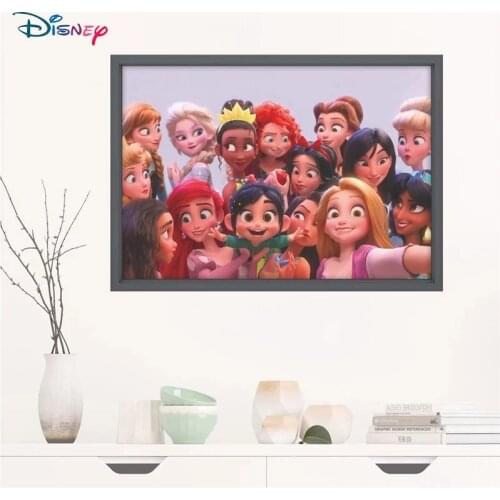 TOMY Disney Princess Photo Art Canvas Painting Posters Prints Living Room Decorations Birthday Gift Children Dorm Decor Cudros