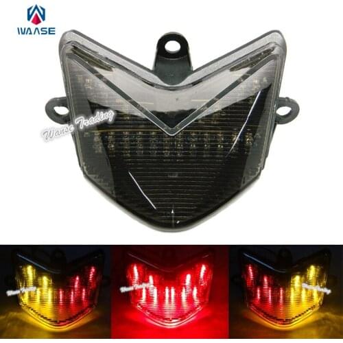 Waase Rear Taillight Tail Brake Turn Signals Integrated Led Light Smoke For KAWASAKI Ninja ZX10 ZX10R ZX-10R ZX1000 2004 2005