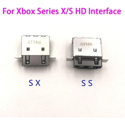 10pcs Original For Xbox Series X/S HDMI-compatible Port Socket Interface Connector Replacement for XBOX Series X S