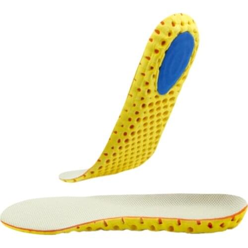 New 1Pair EVA Sport Shoes Deodorant Shock Absorption Athletic Insert Pad Camping and Hiking Insoles
