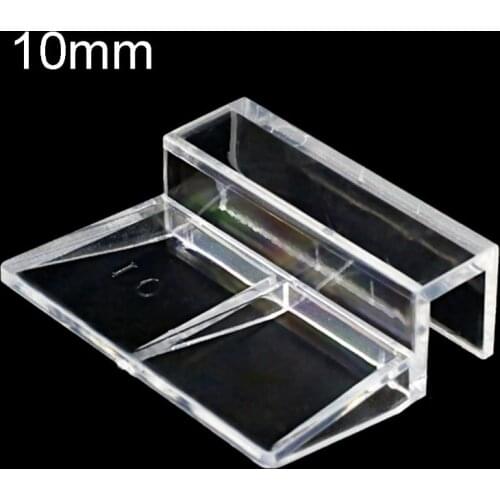 10 Pcs 6mm/8mm/10mm Fish Tank Acrylic Clips Aquarium Lid Cover Support Holder