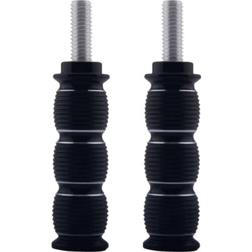 2pcs Black Motorcycle Footrest CNC Aluminum Foot Peg Shift Brake for Victory