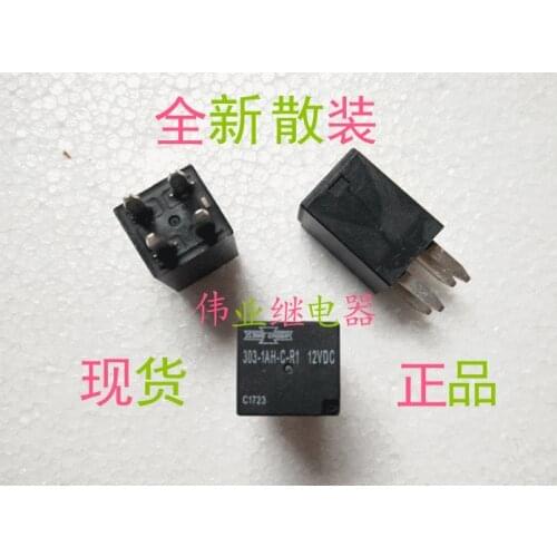 2pcs/lot 303-1AH-C-R1 12VDC New Automotive Relay 4 PIN