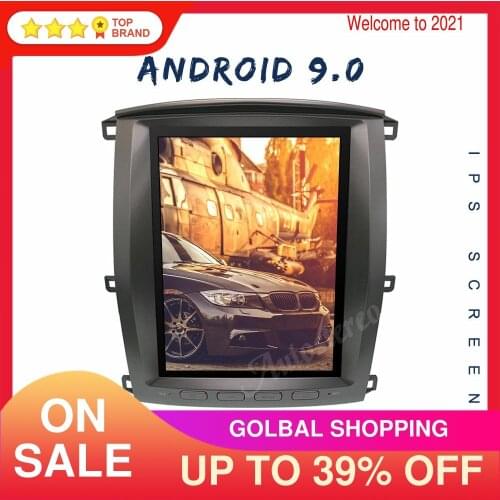 4+128G For TOYOTA LAND CRUISER LC100 2002-2007 Android 9.0 Tesla Style Car Radio GPS Navigation Auto Head Unit Multimedia Player