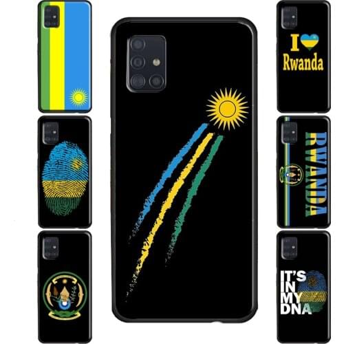Rwanda Flag Coat Of Arms Case For Samsung Galaxy S21 Ultra S20 FE S10 S9 S8 Plus Note 9 Note 10 Plus Note 20 Ultra