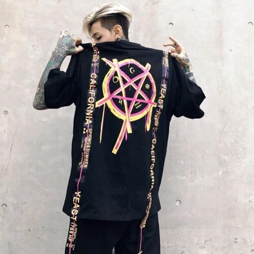 April MOMO 2021 Men Summer Streetwear Hip Hop T Shirts Men Clothes Women Print Casual Cotton Hip Hop T Shirts Tees Hombre