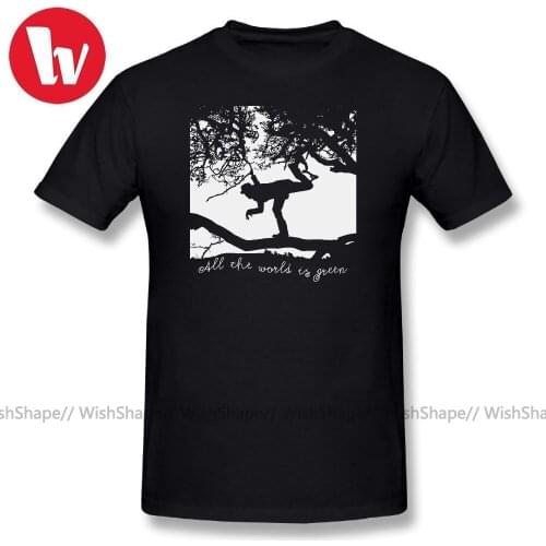 Tom Waits T Shirt - All the World is Green T-Shirt Men Print Short Sleeve 100 Cotton T Shirts Wholesale Basic Funny Tee Shirt