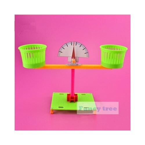 Science experiment toy DIY lever principle balance experiment education plastic material physics teaching for kids students