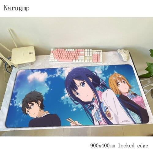 Masamune-kuns Revenge mouse pad 3d Computer mat 900x400x3mm gaming mousepad large Fashion padmouse keyboard games pc gamer desk
