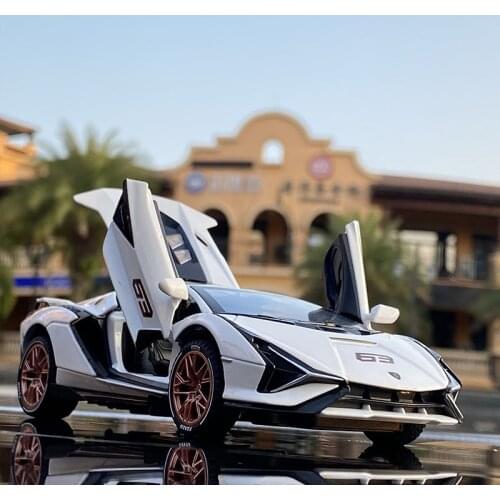1/32 SIAN Alloy Sports Car Model Diecasts Toy Vehicles Metal Car Model Simulation Collection Sound and Light Childrens Toy Gift
