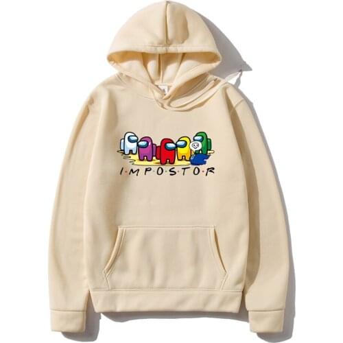 Video Game Hoodies Men Impostor Graphic Anime Streetwear Cartoon Sweatshirt Sudadera Hombre Hip Hop Oversized Hoodie