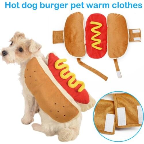 Hot Dog Pet Costume Hot Dog Pet Dog Clothing Halloween Costumes Durable For Dogs