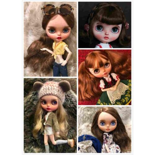 NEW customization doll DIY joint body Nude blyth doll For Girls nude doll 20191010