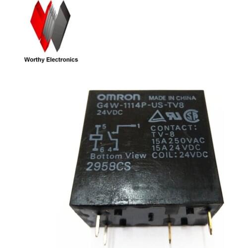 Wholesale 10pcs/lot relay G4W-1114P-US-TV8-24VDC