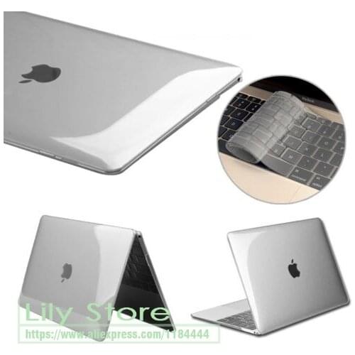 2in1 Crystal Cases For New MacBook Pro 13 15 Case 2016 model A1706 A1708 A1707 Retina Clear Case for MacBook Air 11.6 13.3