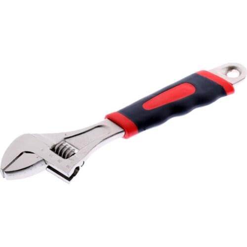 MagiDeal Adjustable Wrench Spanner Tools With Anti-Slip Soft Grips Handle