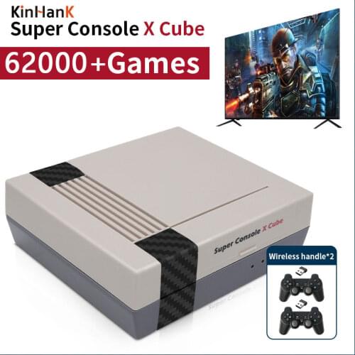 Retro Video Game Console Super Console X Cube For PSP/N64/DC/PS1 HD Kids Gift Emulator WIFI Portable Game Box With 50000+ Games