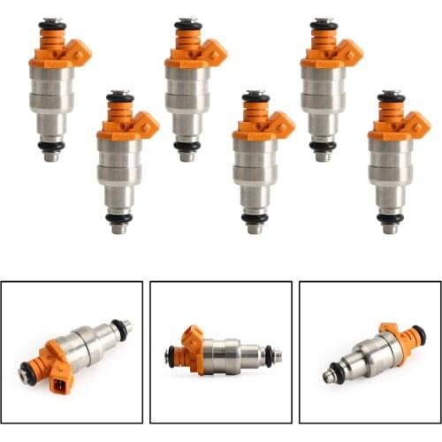 Areyourshop 6pcs Fuel Injectors fits For Cherokee Comanche Grand Cherokee Wrangler I6 4.0L 53003956 0280150556 Car Auto Parts
