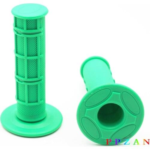 Universal MX Half Waffle Soft Rubber 7/8" Pro Hand Grips Throttle Handle Bar ATV MX Dirt Bike PPZAN New