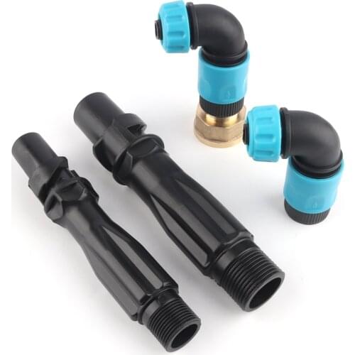 1pc 3/4" 1" Quick Water Intake Valve Home Garden Lawn Irrigation System Intake Elbow Connectors Car Washing Water Hydrant Joints