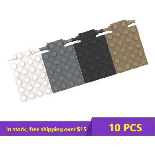 10PCS MOC Bricks 92099 4x6 Trap Board Creative High-tech Building Block Model Kids Toys Boys DIY Brick Parts Best Gifts