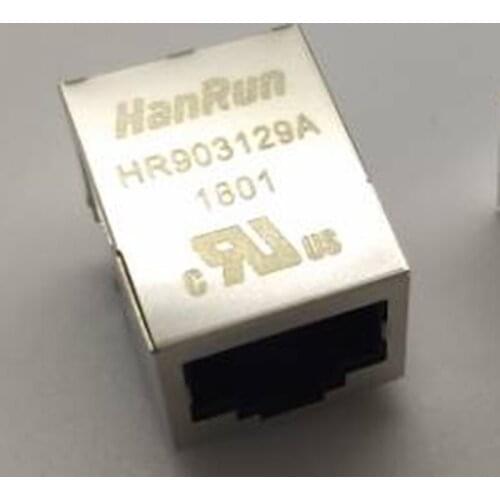 10PCS/lot Network transformer HR903129A HR971169C/HY971169C RJ45 With light with shrapnel