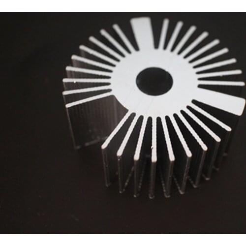 53*22mm Round Oxidation Sunflower Aluminum Heatsink for 1W/3W/5W LED Lamp