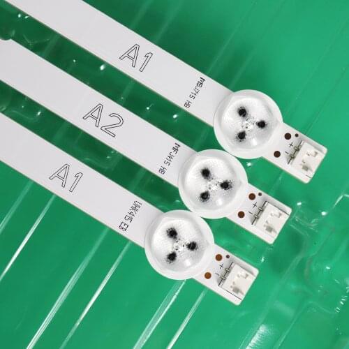 630mm 7/8 leds LED Backlight strip LG Sumsang 32 "ROW2.1 Rev0.9 TV 6916L-1204A/1205A/ 1296A/1295A/1440A/1439A 32LN613V 3 pcs