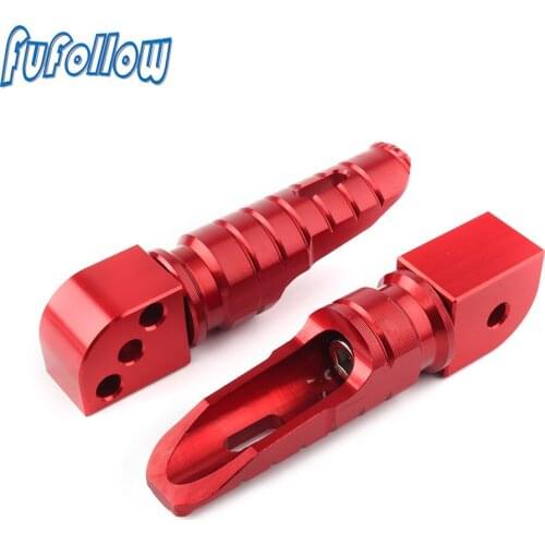 Motorcycle CNC Aluminum Rear Footrest Pedals Footpegs Foot Rest For KAWASAKI Z650 Z800 Z900 Z900RS/Cafe 2017 2018 2019 2020 2021