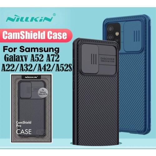 For Samsung Galaxy A52 A72 A22 A32 A42 4G 5G Case NILLKIN CamShield Pro Case Slide Camera Protection Back Cover For Samsung A52