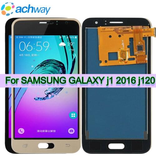 For SAMSUNG GALAXY J1 2016 LCD J120 J120F J120H J120M Display Touch Screen Digitizer Assembly Replacement For SAMSUNG J120 LCD