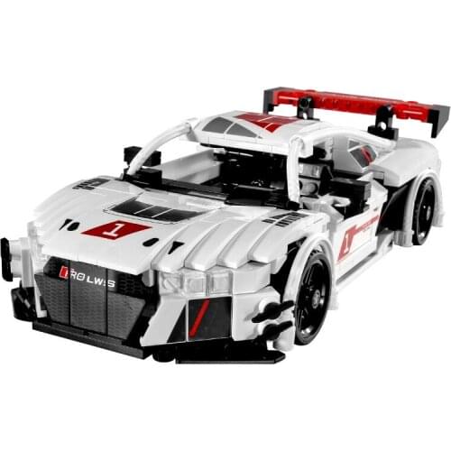 Adding Blocks 8301 Ad A8 Sports Car Boy Car Brain Game Assemble Building Blocks
