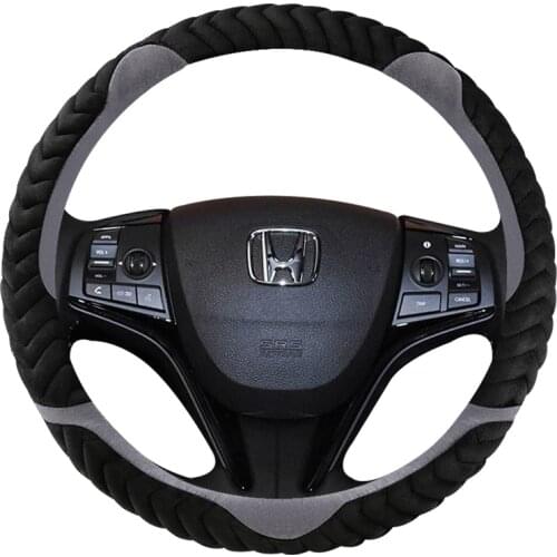 Flannelett Car Steering Wheel Cover Customized Size for Honda Civic CRV XRV ACCORD 2016 -2020 10th Generation High Quality