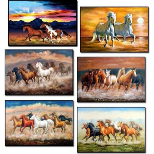 Horse diy Diamond Painting diamond mosaic pattern crystal Pasted Painting,picture rhinestones animals diamond embroidery