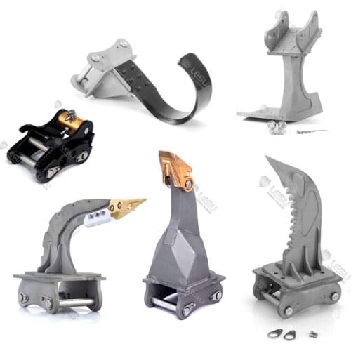 LESU Metal Compactor Grab Grapple Tree Dig Tool Curved Ripper Scarifier for Hydraulic RC Excavator Komatsu PC360 TH17012-SMT2
