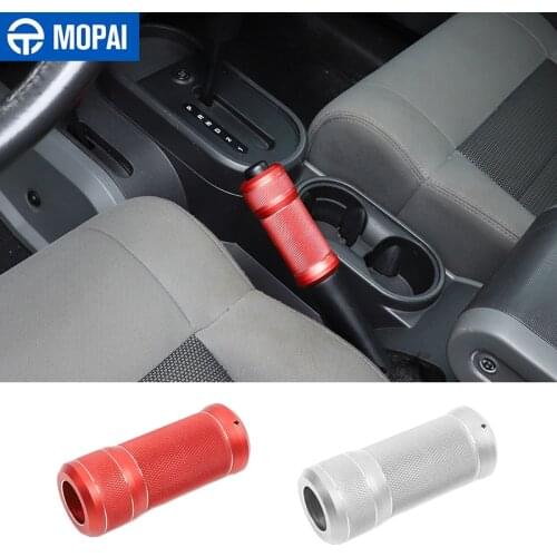 MOPAI Handbrake Grips for Jeep Wrangler JK Car Hand brake Cover Accessories for Jeep Wrangler JK 2007 2008 2009 2010