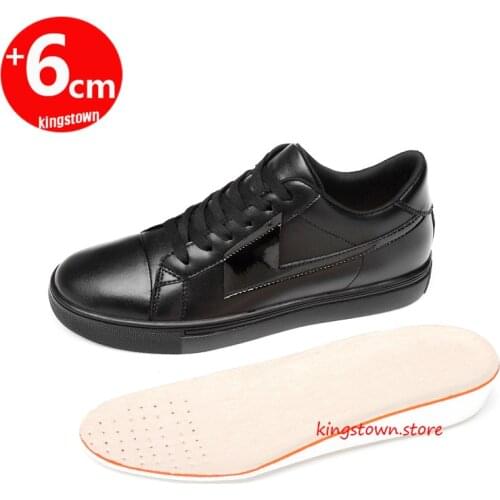 Sneakers Men Elevator Shoes Heightening Shoes Men Increase Shoes Height Increase Insole 6CM