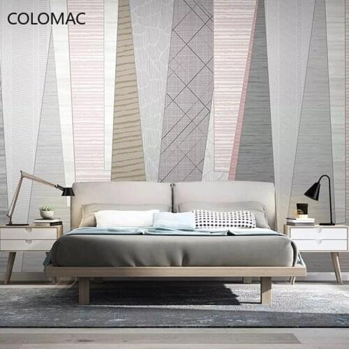 Colomac Custom Nordic Simple Wallpaper Living Room Decorative Painting Home Decoration Mural Wall Stickers Decor Dropshipping