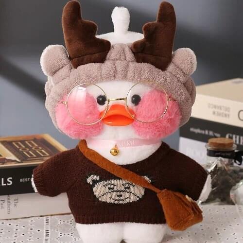 Factory Wholesale 30 cmHyaluronic Acid Little Yellow Duck Toys Lalafanfan Ducks Plush Soft Toys Stuffed Ducks Doll Gift