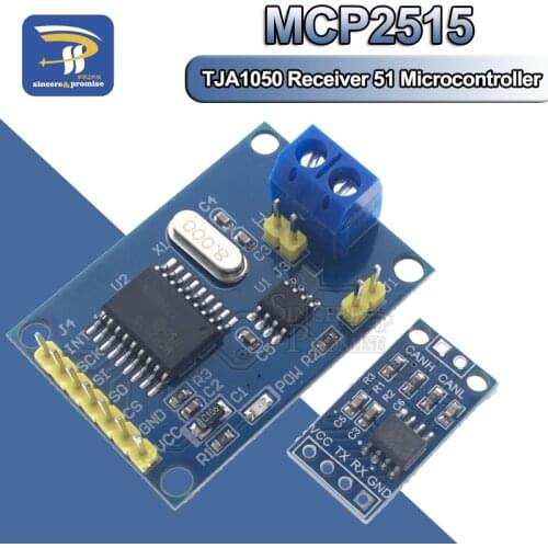MCP2515 CAN Bus Driver Module Board TJA1050 Receiver SPI For 51 MCU ARM Controller Interface Module For Arduino DIY Kit NEW