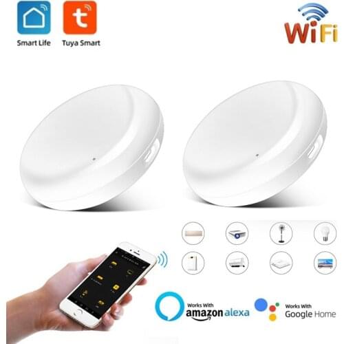 Tuya WiFi IR Remote Control For Air Conditioner TV Smart Home Infrared Universal Remote Control For Alexa Google Home Smart Life