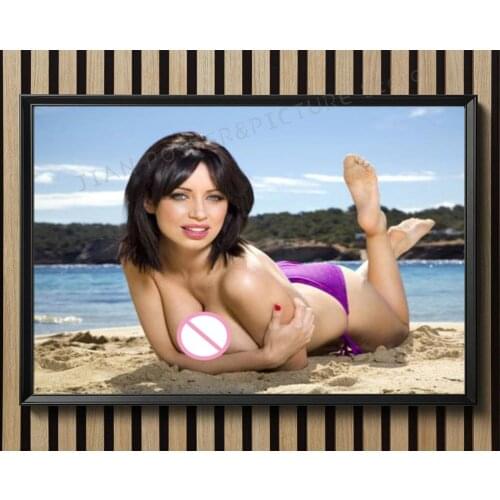 R0159 Sophie Howard Star Sexy Beautiful Girl Model Wall Sticker Silk Poster Art Home Decoration