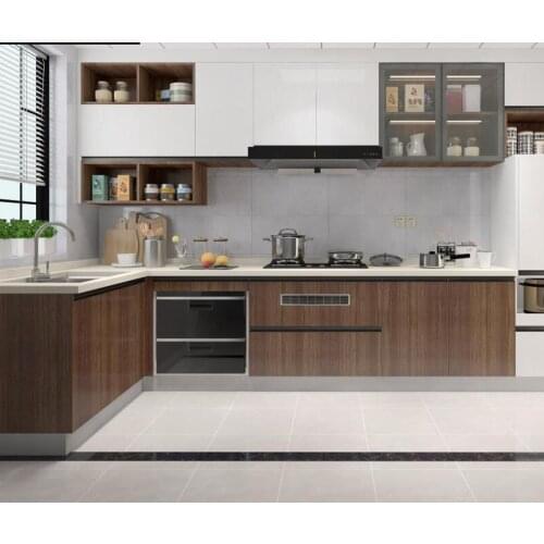 Cabinets custom-made whole kitchen cabinet counter surface modern minimalist small household-shaped u-shaped cabinet custom-made