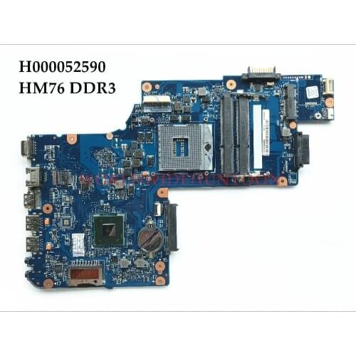 High quality H000052590 FOR Toshiba Satellite C850 L850 laptop motherboard SLJ8E HM76 rPGA988B DDR3 100% Fully tested