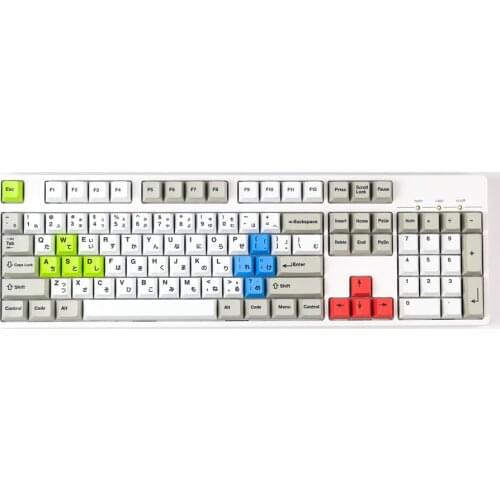 PBT Japanese Minimalist Keycaps DYE Sublimation Mechanical Keyboard Keycap For MX HHKB 60% 65% Cherry Profile 165Keys