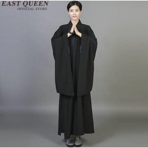 Buddhist monk robes clothing costume shaolin monk clothing buddhist monk clothes uniform meditation clothing NN0551 H
