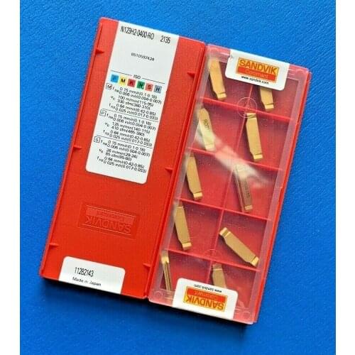 10PCS CARBIDE INSERT N123H2-0400-RO 2135