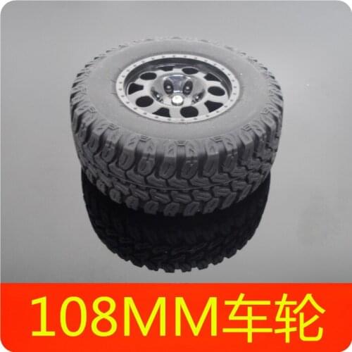 108MM Tires Wheel DIY R/C Car Truck Robort Model Toys Spare Parts Accessories