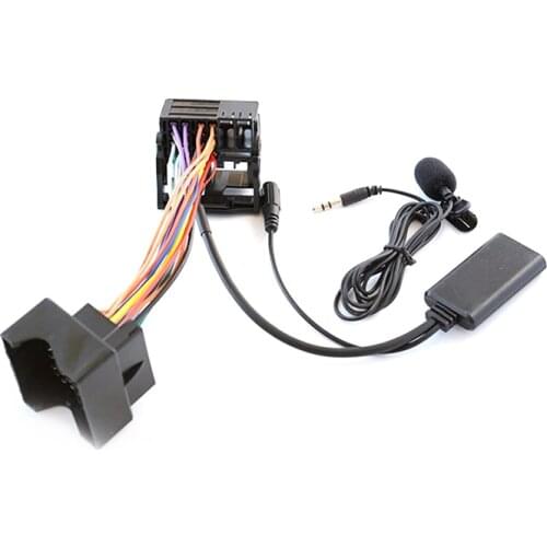 Car Radio Bluetooth 5.0 Music AUX-IN Cable Microphone Handsfree Adapter Harness Kit for Mercedes Benz Comand APS NTG CD20 30/50