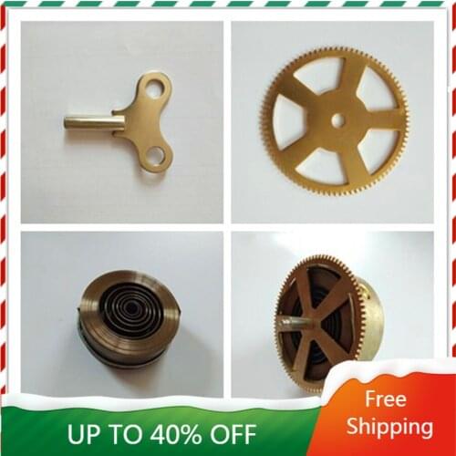 Watch Repair Parts Old Clock Machine Wall Clock String Clockwork Key Gear Clockwork Barrel Clock Machine Relogio De Parede Decor